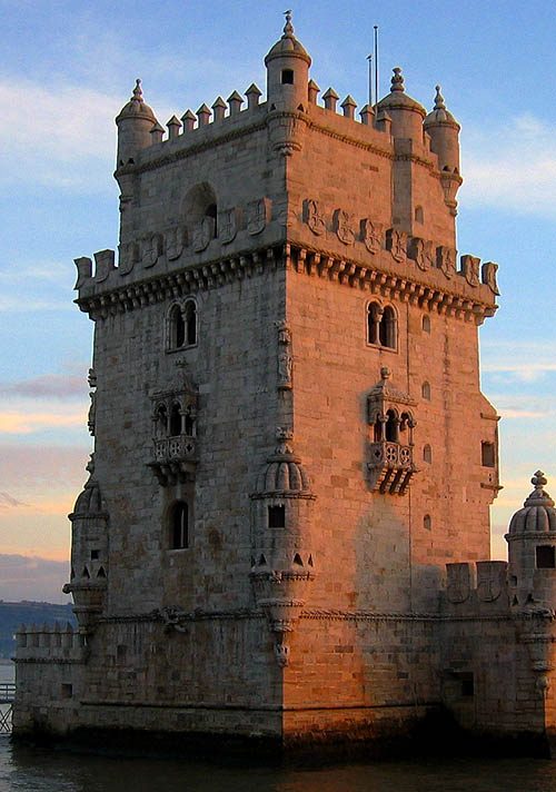 Torre de Belém (Belém Tower or the Tower of St Vincent), Santa Maria de Belém, Lisbon, Portugal - www.castlesandmanorhouses.com