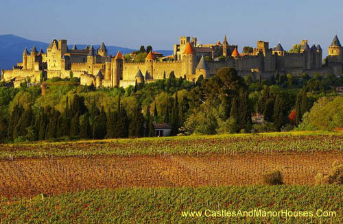Cité de Carcassonne, Languedoc, France. - www.castlesandmanorhouses.com