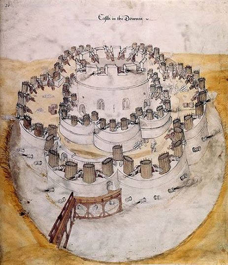 Design for a 'Device Fort' or 'Henrician Castle'. - www.castlesandmanorhouses.com