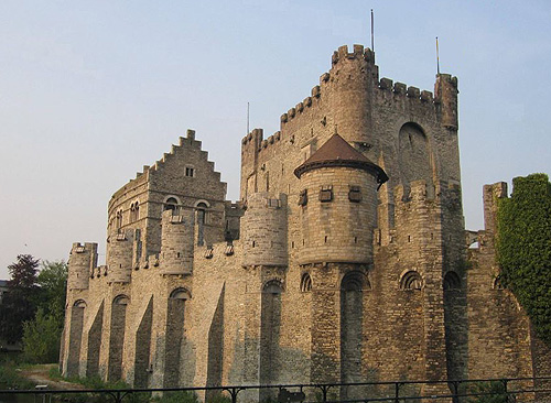 The Gravensteen ("castle of the count"), Sint-Veerleplein, Gent, Belgium - www.castlesandmanorhouses.com