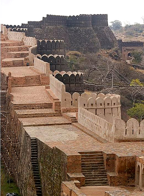 Kumbhalgarh Fort, Rajsamand District, Rajasthan state, India. - www.castlesandmanorhouses.com