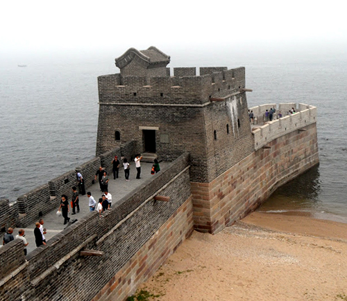 Laolongtou or “The Old Dragon’s Head” is part of the Shanhai Pass (also known as Shanhaiguan) of the Great Wall of China - www.castlesandmanorhouses.com
