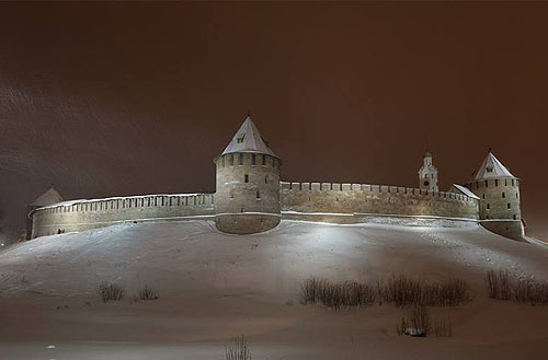 Novgorod Kremlin Walls, of Novgorod Oblast, Russia - www.castlesandmanorhouses.com