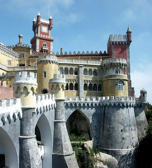 Pena Palace, Sintra, Portugal - www.castlesandmanorhouses.com