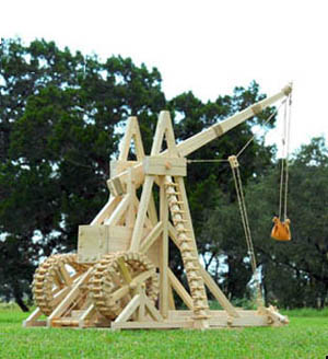 Modern reproduction of a Medieval Trebuchet